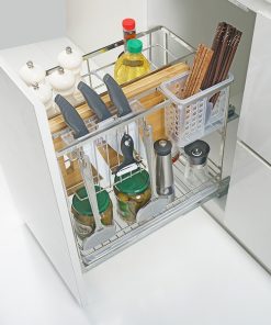 KỆ ĐỰNG DAO THỚT INOX SUS304 NAN DẸT Grob - 6 KỆ ĐỰNG DAO THỚT INOX SUS304 NAN DẸT Grob - 5