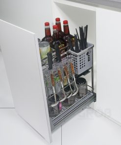 KỆ ĐỰNG DAO THỚT INOX SUS304 NAN DẸT Grob