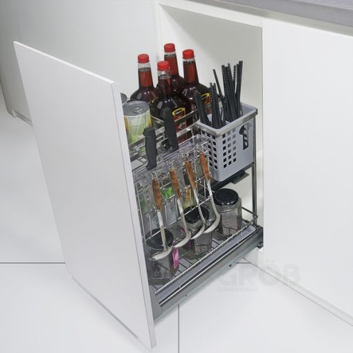 KỆ ĐỰNG DAO THỚT INOX SUS304 NAN DẸT Grob - 1