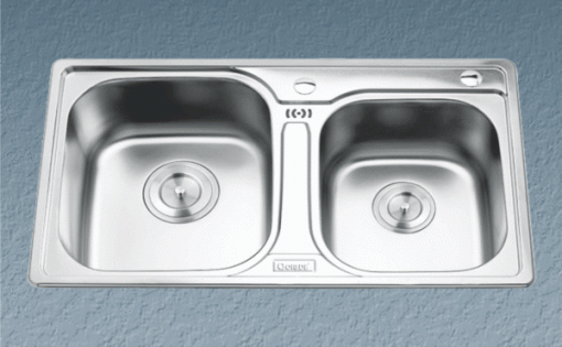 Chậu 2 hộc lệch Gorlde GD-5404 - 1
