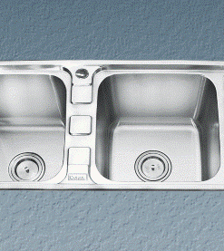 Chậu 2 hộc có cánh Gorlde GD-953