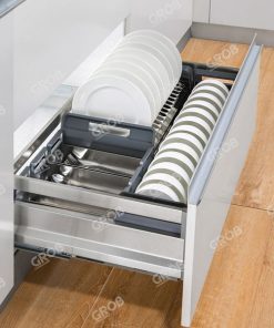 KỆ ĐỰNG BÁT ĐĨA ĐA NĂNG INOX HỘP (LẮP GẮN CÁNH) Grob