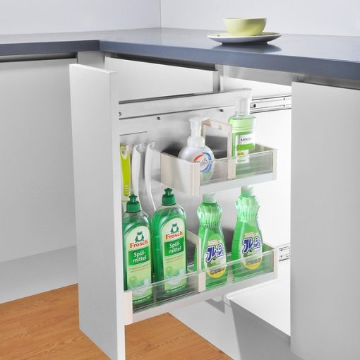 Kệ đựng chất tẩy rửa dạng hộp vách kính Grob - 1