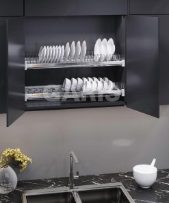 GIÁ BÁT ĐĨA CỐ ĐỊNH 2 TẦNG NAN TRÒN GARIS GB04.70E