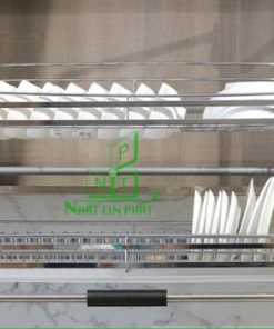 Kệ tủ Higold 2 tầng âm tủ di động inox 304 – A221BE