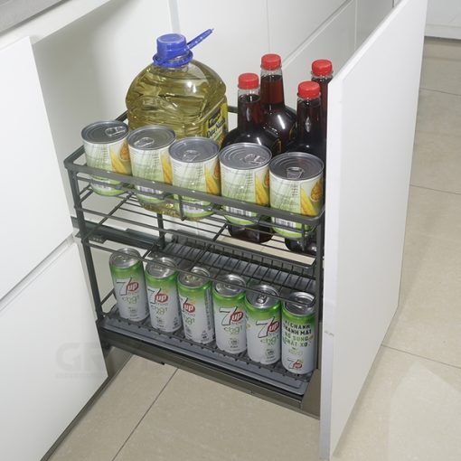 KỆ ĐỰNG GIA VỊ HỢP KIM SƠN NANO Grob - 1