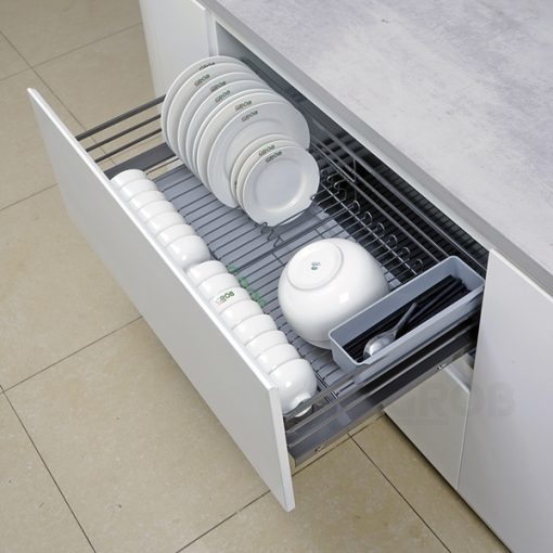 KỆ ĐỰNG BÁT ĐĨA ĐA NĂNG HỢP KIM SƠN NANO Grob - 1