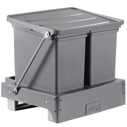 Thùng Rác Đôi Nhấn Mở Tự Động Grob - 1