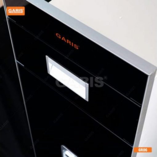 THÙNG GẠO MẶT KÍNH ĐEN 15KG GARIS GR06.30B - 3