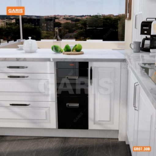 THÙNG GẠO MẶT KÍNH ĐEN 15KG GARIS GR06.30B - 1