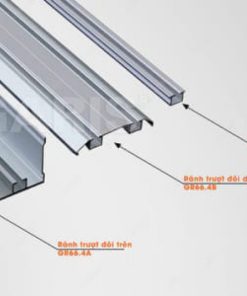 RAY TRƯỢT CỬA GỖ GR66 - 17
