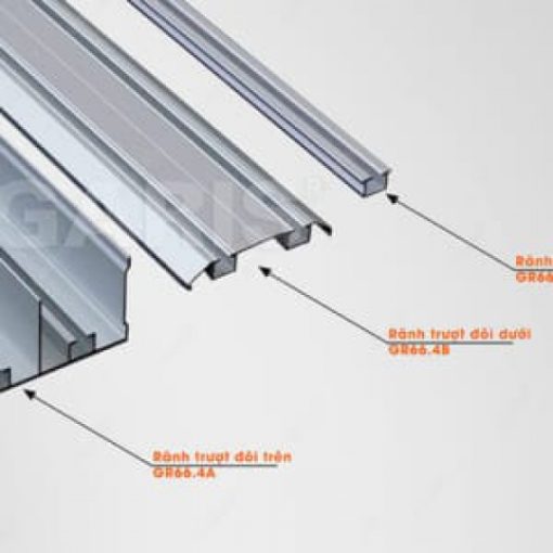 RAY TRƯỢT CỬA GỖ GR66 - 9