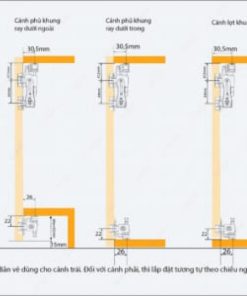 RAY TRƯỢT CỬA LÙA CÁNH GẬP GARIS – GR68 - 8 RAY TRƯỢT CỬA LÙA CÁNH GẬP GARIS – GR68 - 7