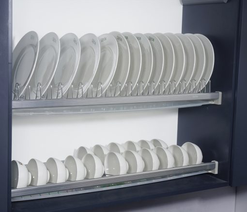 GIÁ BÁT CỐ ĐỊNH KHUNG NHÔM INOX MẠ CROM Grob - 1