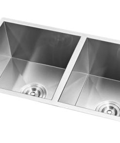 Chậu inox 2 hố (chậu lắp âm) GS304-8143HD Grob