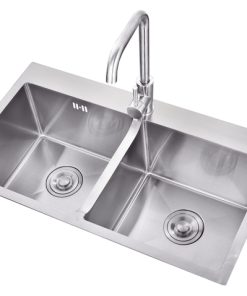 Chậu 2 hố cân GS304-8245CC Grob