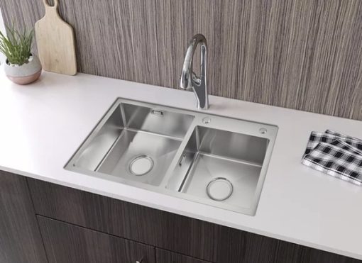 Chậu 2 hố inox GS304-8245HD Grob - 1