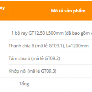 NGĂN KÉO CHIA Ô GARIS GT9 - 3