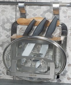 Giá Đựng Dao Thớt Inox Sus304 Treo Ngoài Grob