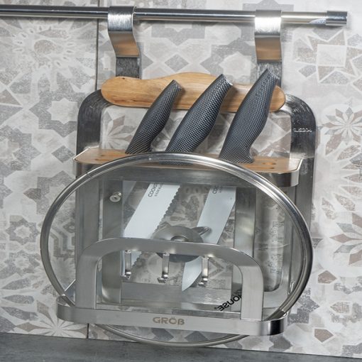 Giá Đựng Dao Thớt Inox Sus304 Treo Ngoài Grob - 1