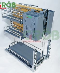 KỆ ĐỰNG DAO THỚT INOX SUS304 NAN OVAL Grob - 16 KỆ ĐỰNG DAO THỚT INOX SUS304 NAN OVAL Grob - 15