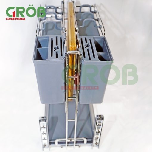 KỆ ĐỰNG DAO THỚT INOX SUS304 NAN OVAL Grob - 7