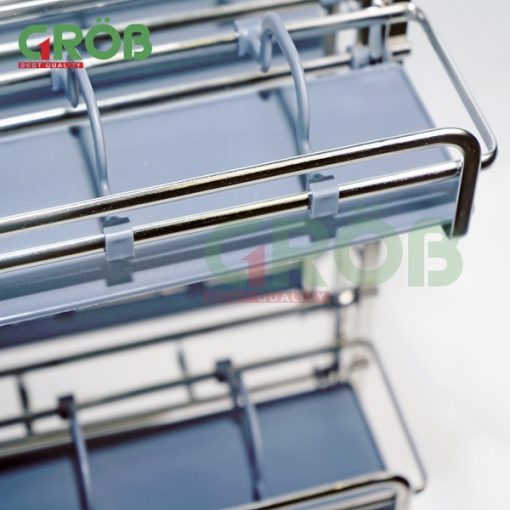 KỆ ĐỰNG DAO THỚT INOX SUS304 NAN OVAL Grob - 9