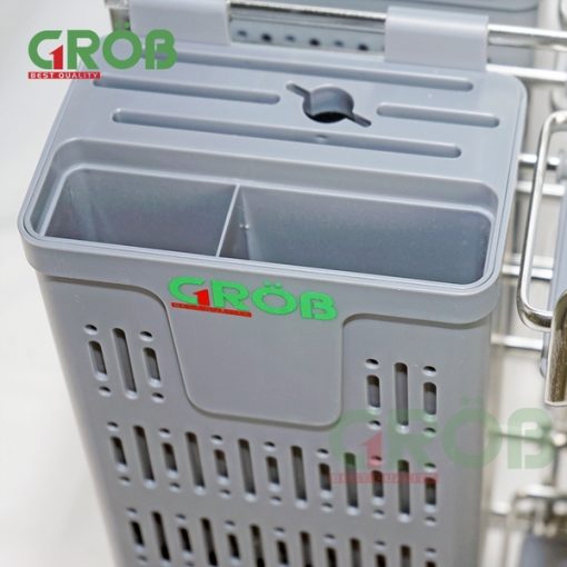 KỆ ĐỰNG DAO THỚT INOX SUS304 NAN OVAL Grob - 11