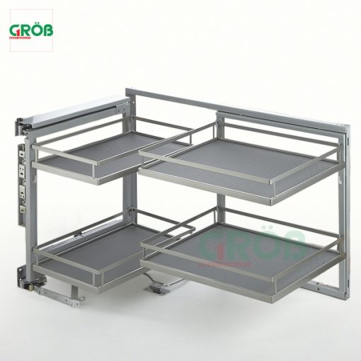 Giá góc liên hoàn nan dẹt inox 304 Grob - 9
