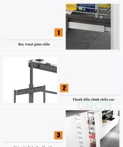 Tủ đồ khô cánh rút inox nan sợi Grob - 36 Tủ đồ khô cánh rút inox nan sợi Grob - 35