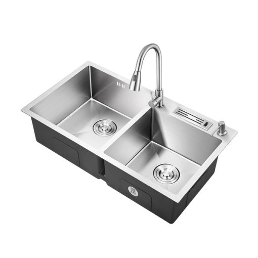 Chậu 2 hố inox GS304-8245 Grob - 9
