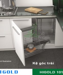 Kệ góc Higold trái tủ inox 304 – 101005