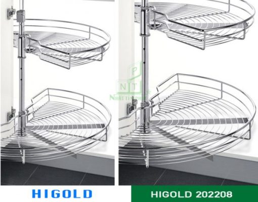 Kệ góc 1/2 Higold inox 304 – 101022 - 1