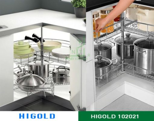 Kệ góc 3/4 Higold inox 304 – 102021 - 1