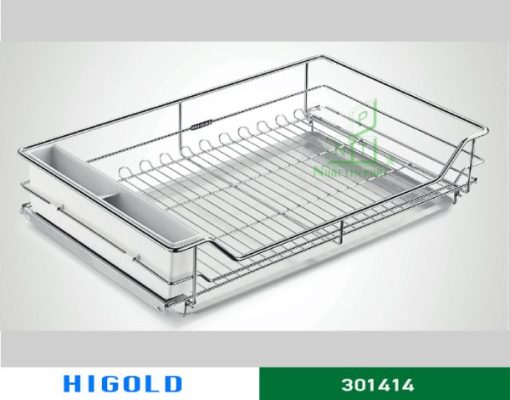 Kệ xoong nồi martin ray giảm chấn Higold inox 304 – 301414 - 1