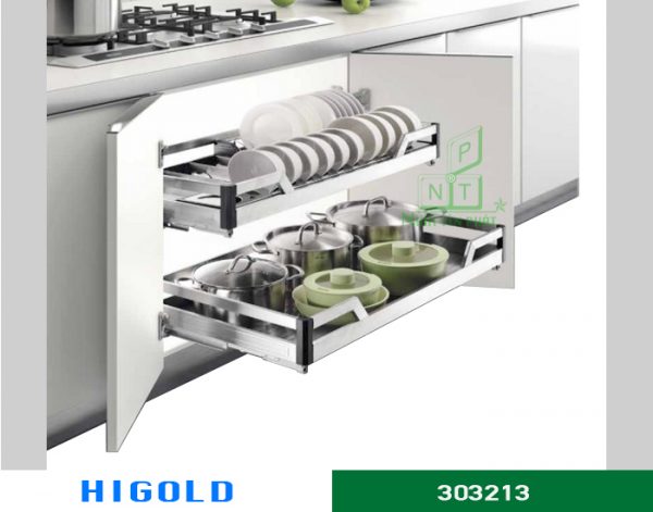 KỆ XOONG NỒI HIGOLD DẠNG BẢN INOX 304 – 303213