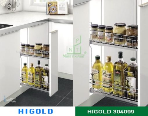 Kệ 2 tầng đựng chai lọ Higold inox 304 – 304099 - 1