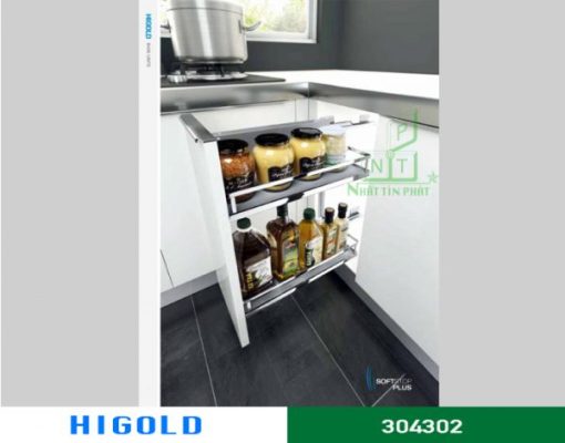 Kệ gia vị Higold 2 tầng crom – 304302 - 1