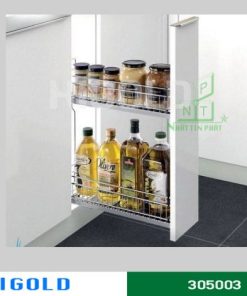 Kệ 2 tầng đựng chai lọ Higold inox 304 – 305003