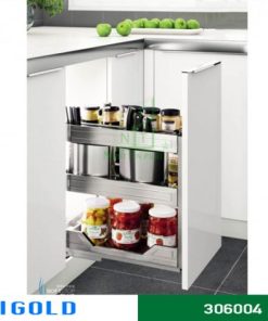 Kệ gia vị Higold ray giảm chấn inox 304 – 306004