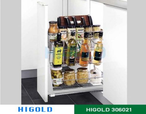 Kệ gia vị Higold ray giảm chấn inox 304 – 306021 - 1
