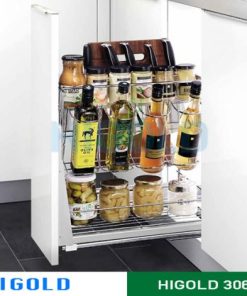 Kệ gia vị Higold ray giảm chấn inox 304 – 306022