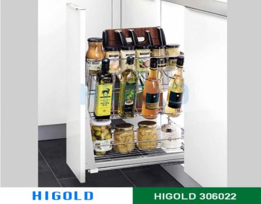 Kệ gia vị Higold ray giảm chấn inox 304 – 306022 - 1