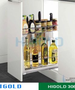 Kệ gia vị Higold ray giảm chấn inox 304 – 306031