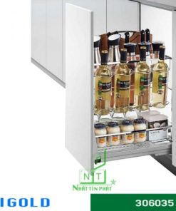 Kệ gia vị Higold diamond giảm chấn inox 304 – 306035