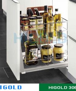 Kệ gia vị Higold ray giảm chấn inox 304 – 306041