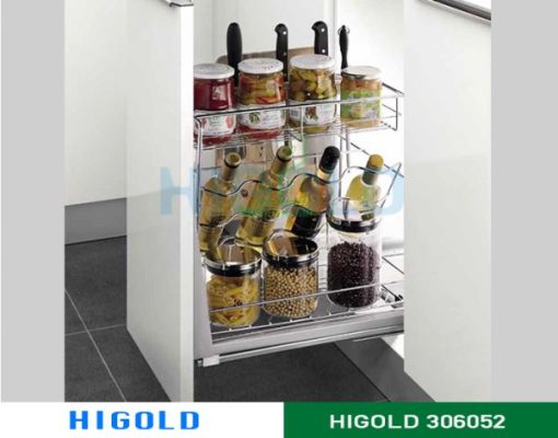Kệ gia vị Higold diamond giảm chấn inox 304 – 306052 - 1