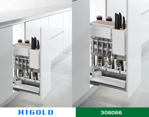 Kệ gia vị Higold van god ray giảm chấn inox 304 – 306066 - 1