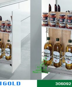 Kệ gia vị Higold martin ray giảm chấn inox 304 – 306092