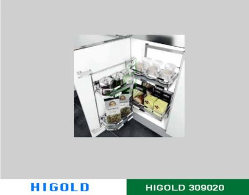 Kệ thực phẩm 4 rổ tủ dưới Higold diamond crom – 309019 - 1